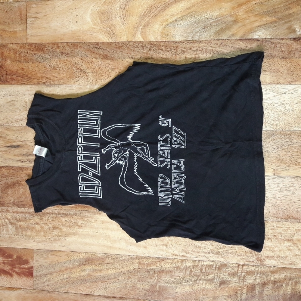 Led Zeppelin black tank